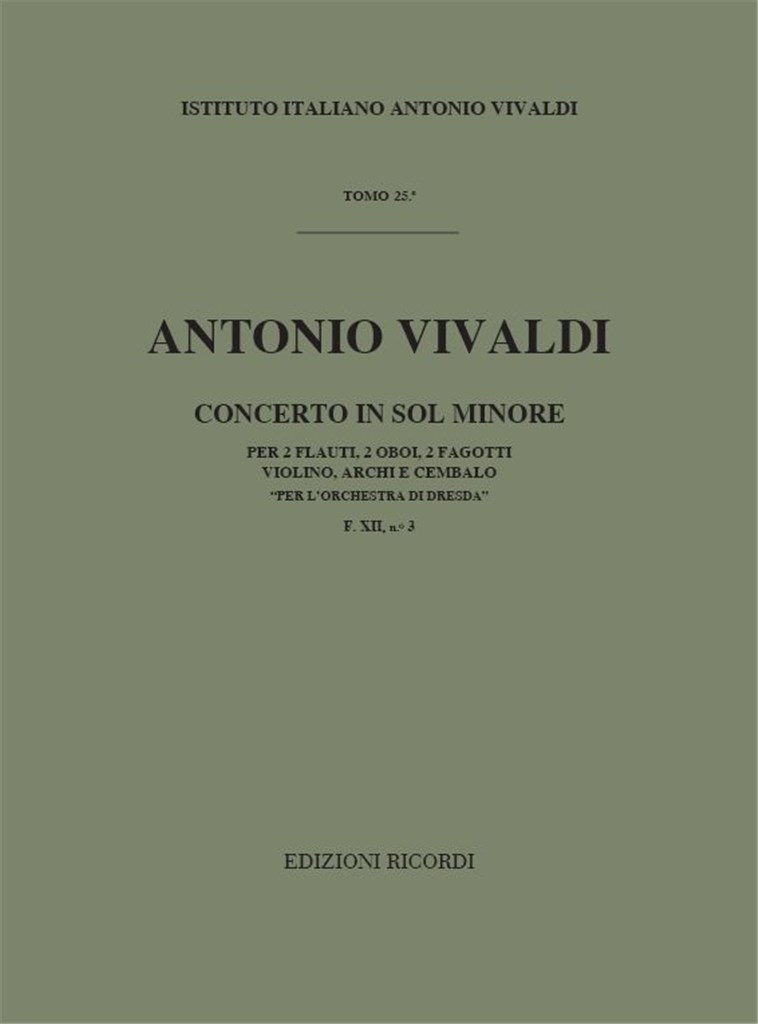 Concerti Per Strumenti Diversi, Archi E B.C.: